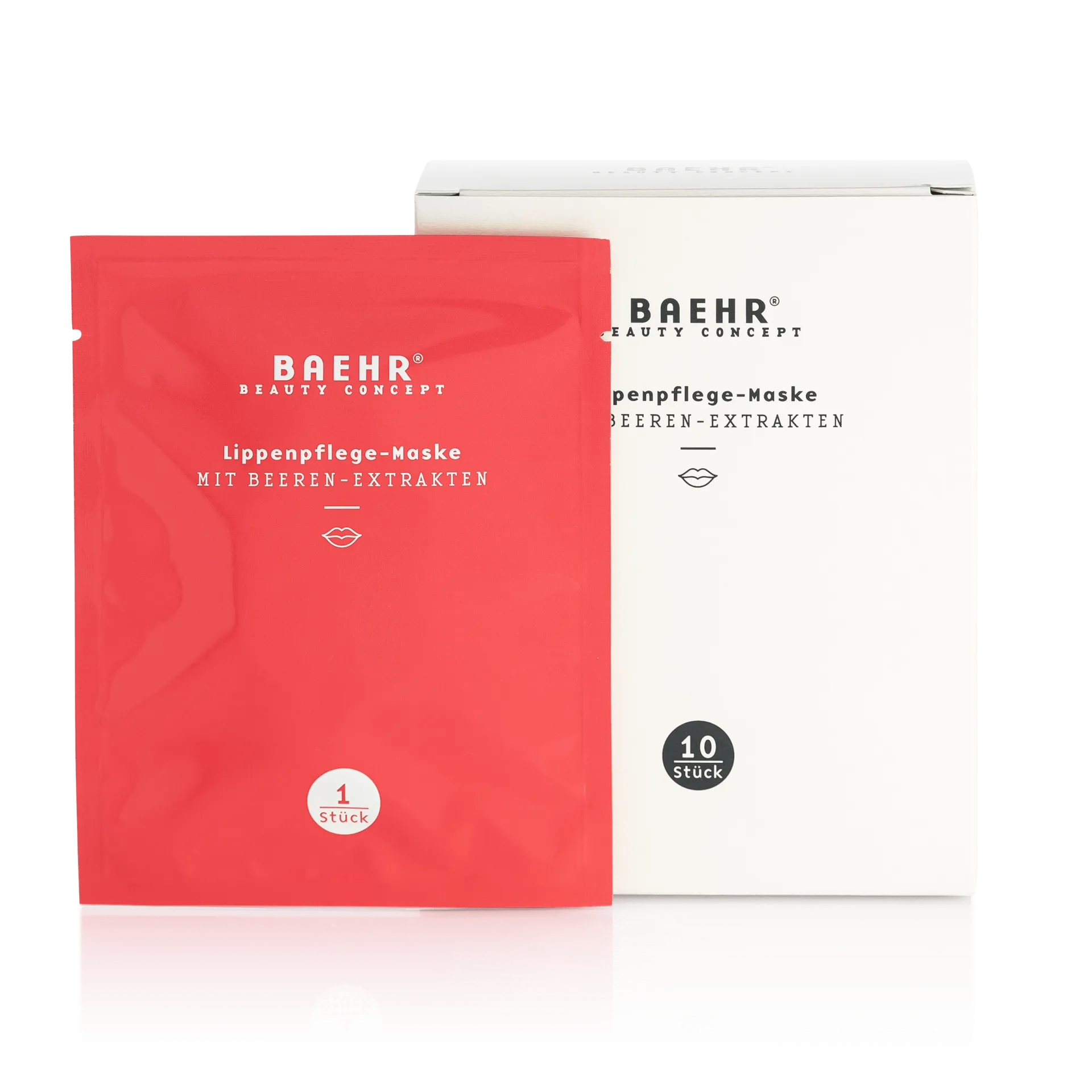 Lippenpflege Maske, 10er Pack