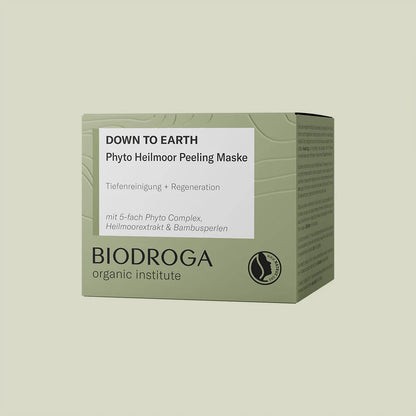 BIODROGA Organic Institute Down To Earth Phyto Heilmoor Peeling Maske