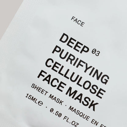 03 Deep Purifying Cellulose Face Mask