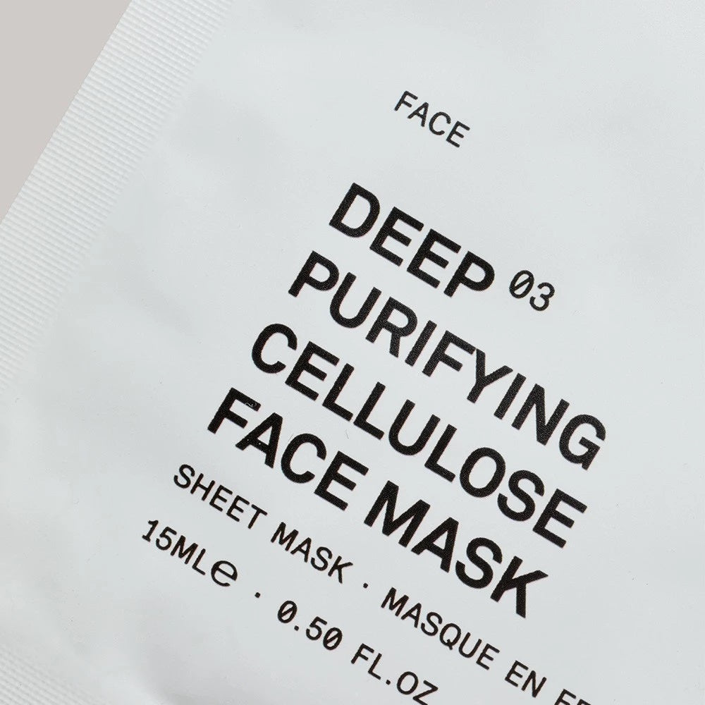 TEAM DR JOSEPH 03 Deep Purifying Cellulose Face Mask