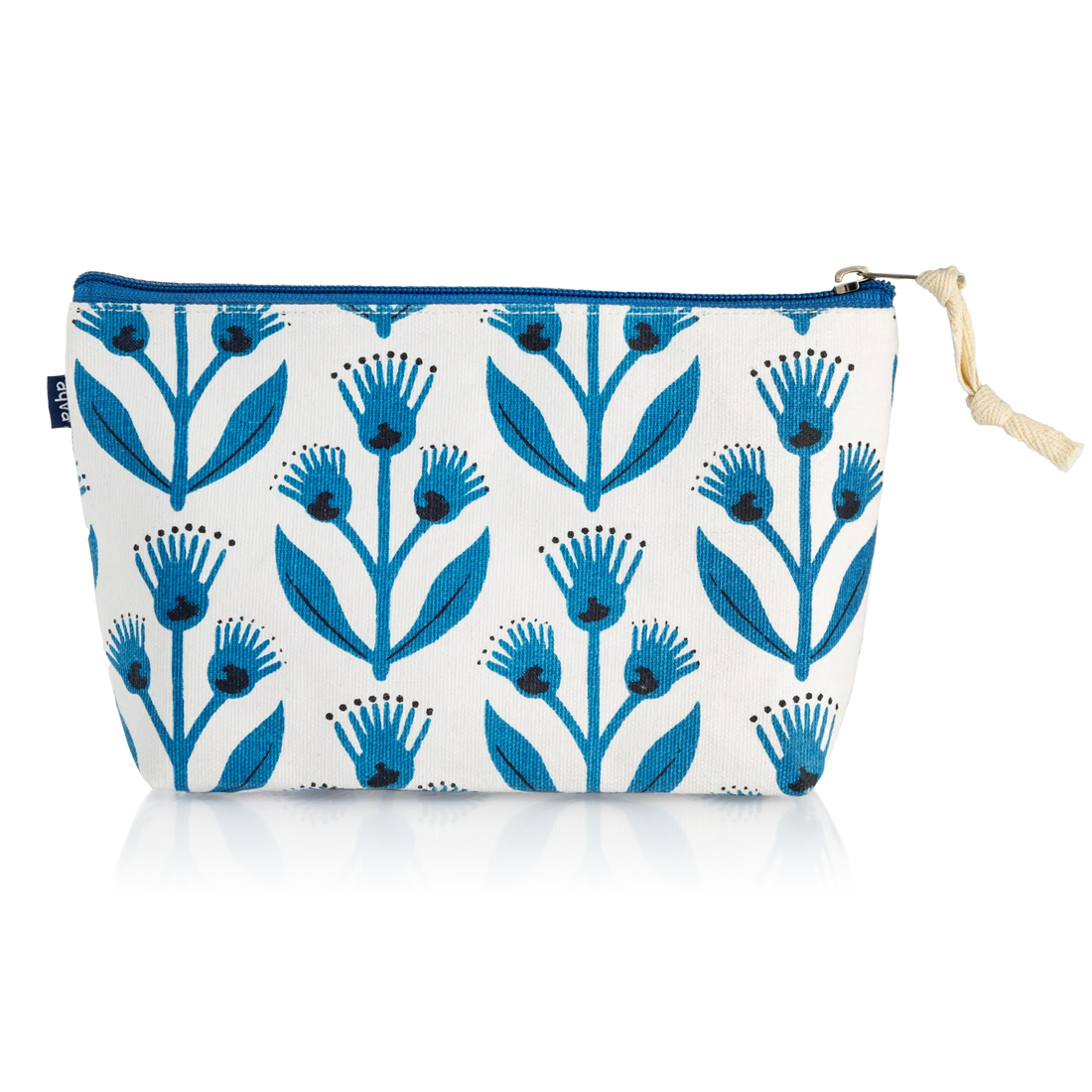 Kosmetiktasche mit Floralem Print Groß